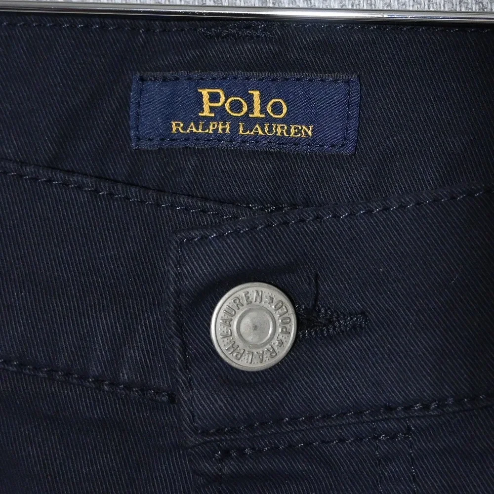 Polo Ralph Lauren Sullivan Slim Pants Mens 36x32 Navy Blue Twill Stretch
